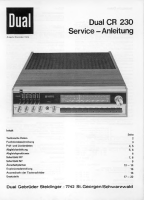 Dual CR-230-Service-Manual 